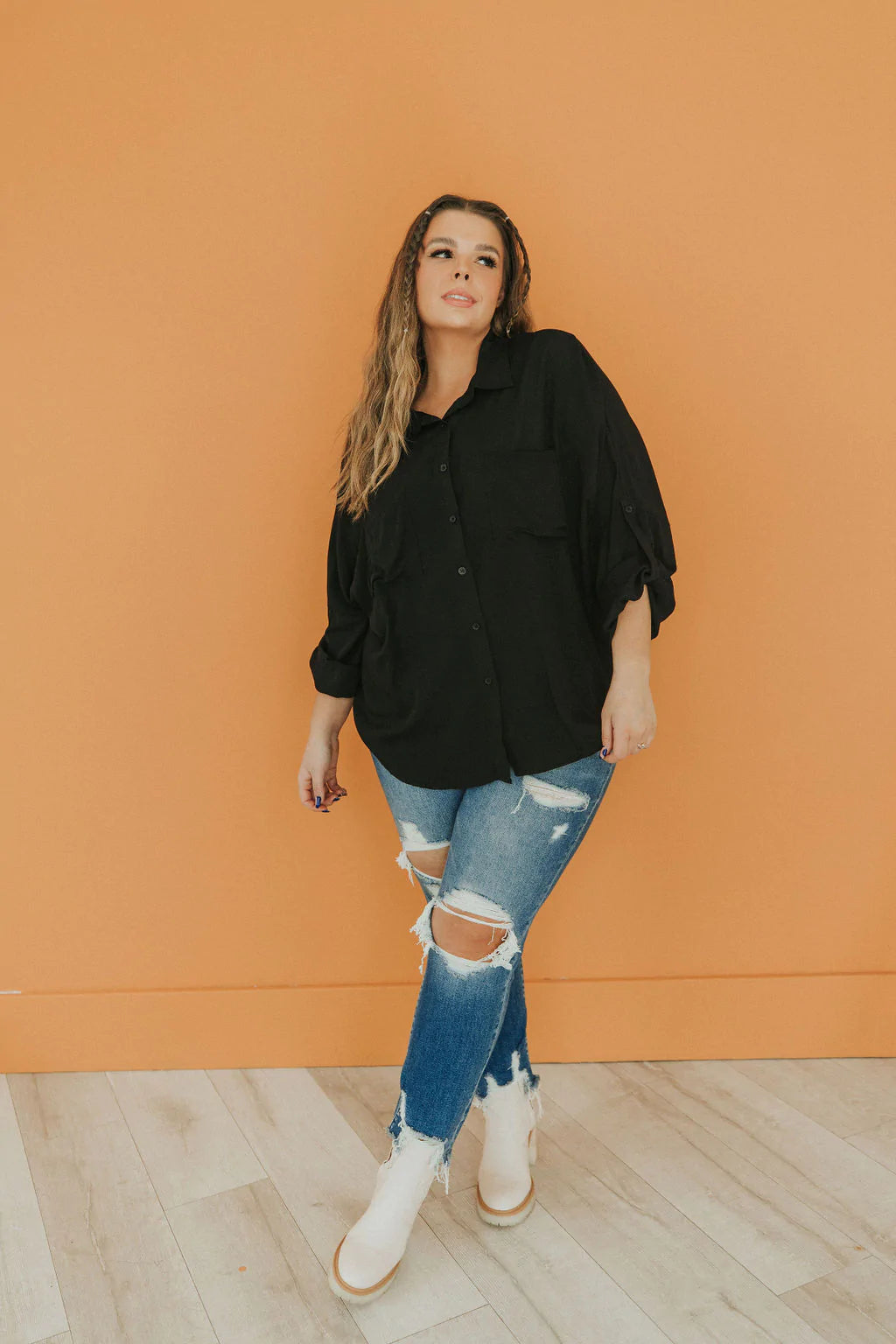 So Sophisticated Button-Up Top