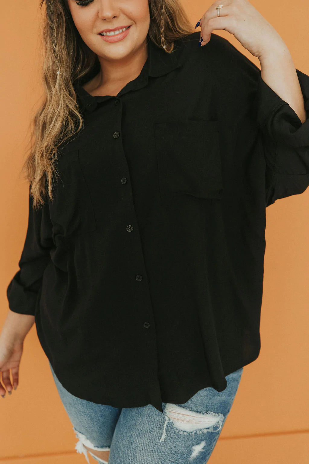 So Sophisticated Button-Up Top