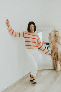 Think It Over Striped Sweater