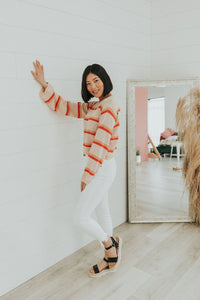 Think It Over Striped Sweater