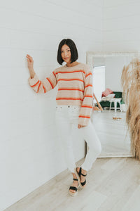Think It Over Striped Sweater