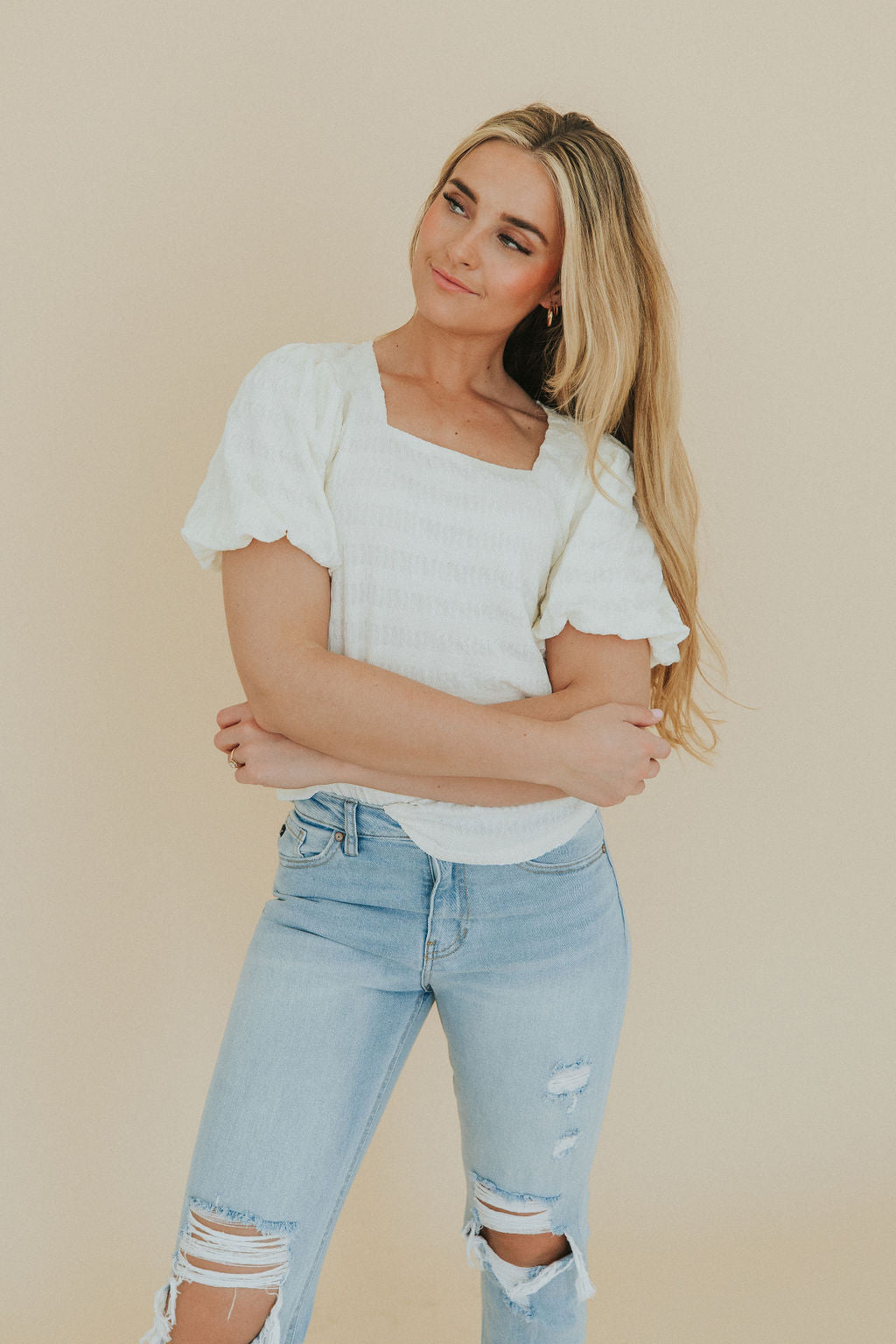 Be A Standout Puff Sleeve Top