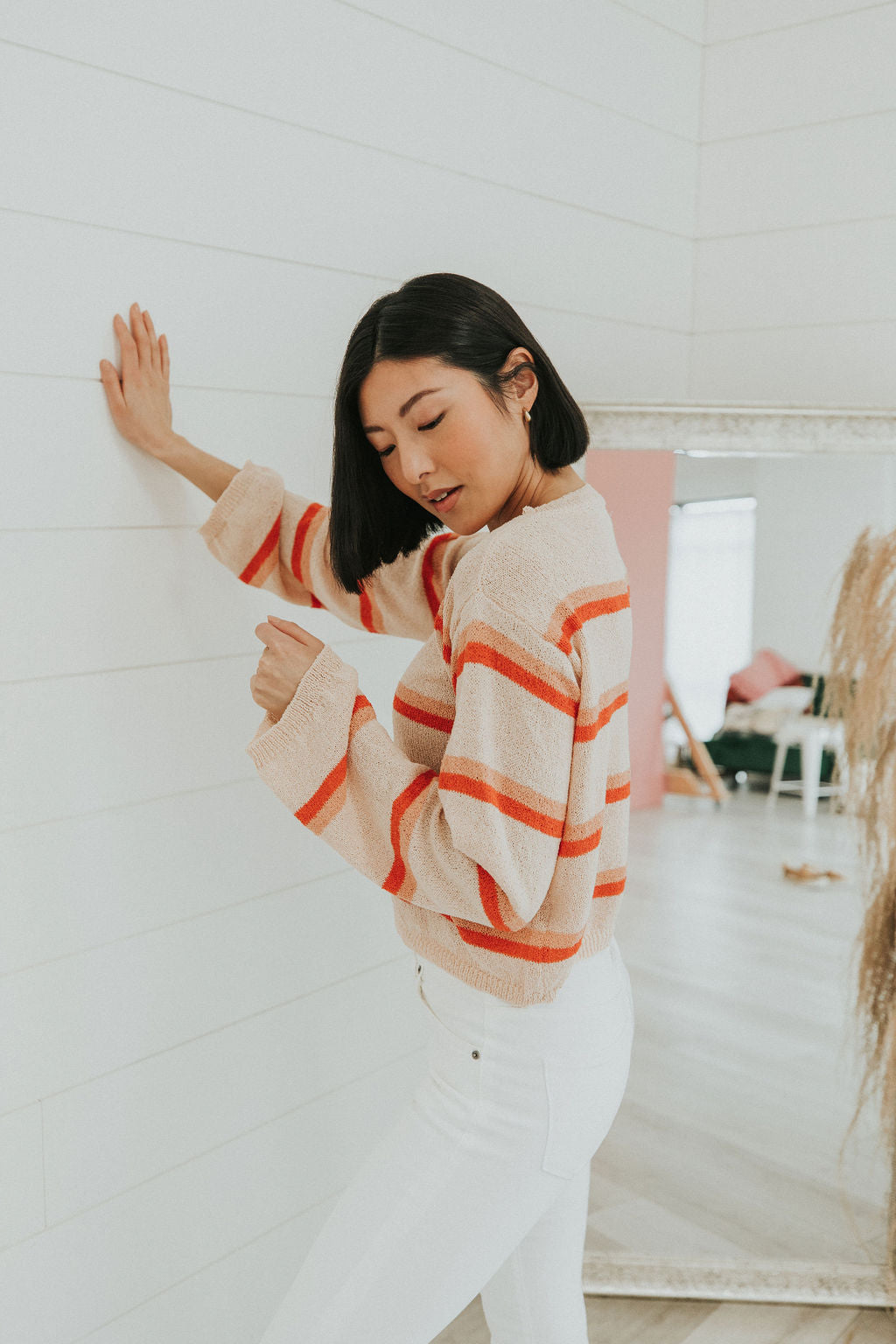 Think It Over Striped Sweater