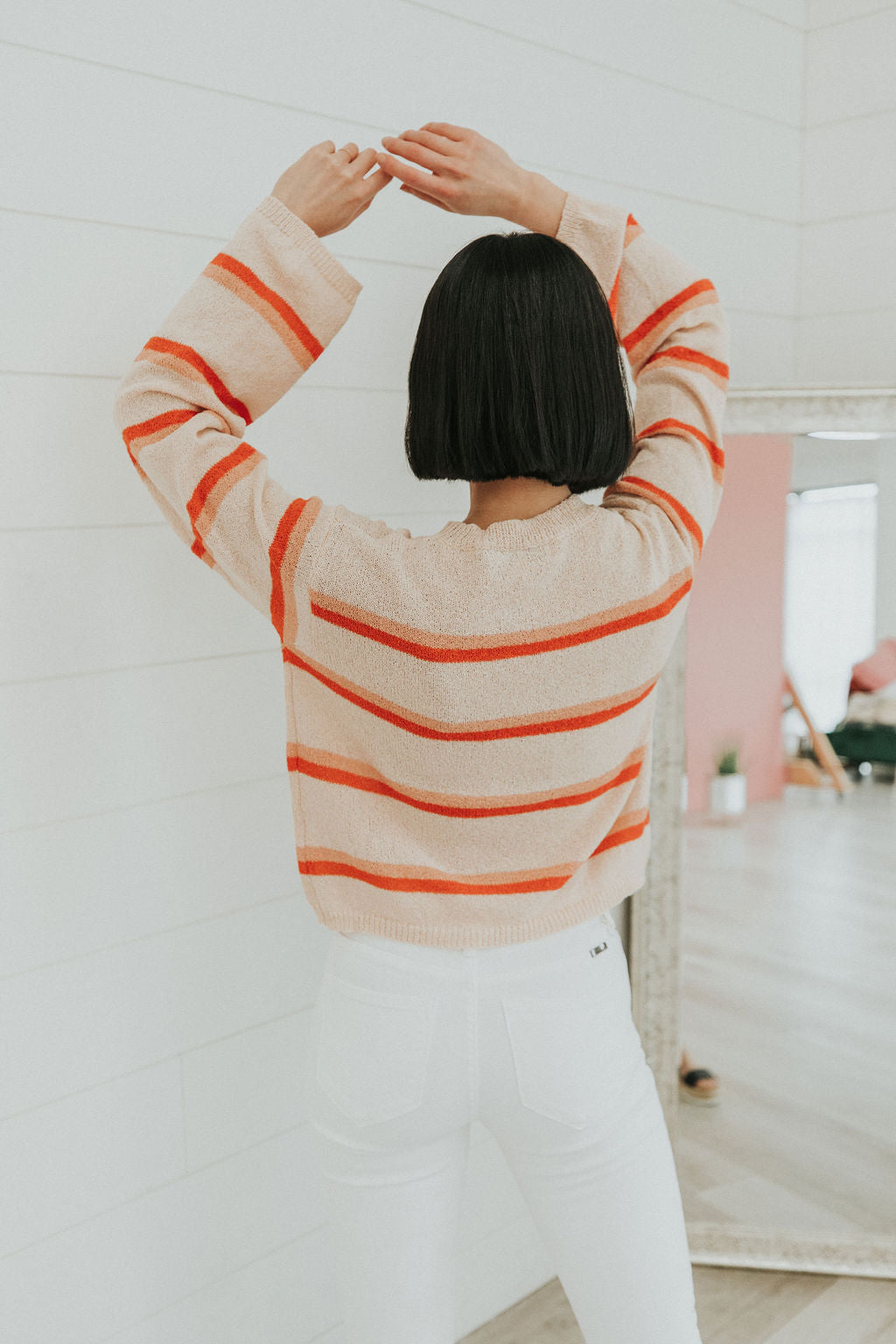 Think It Over Striped Sweater
