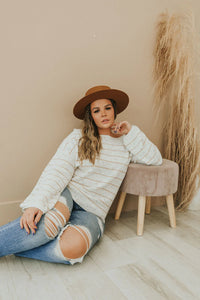 Fall Break Striped Sweater
