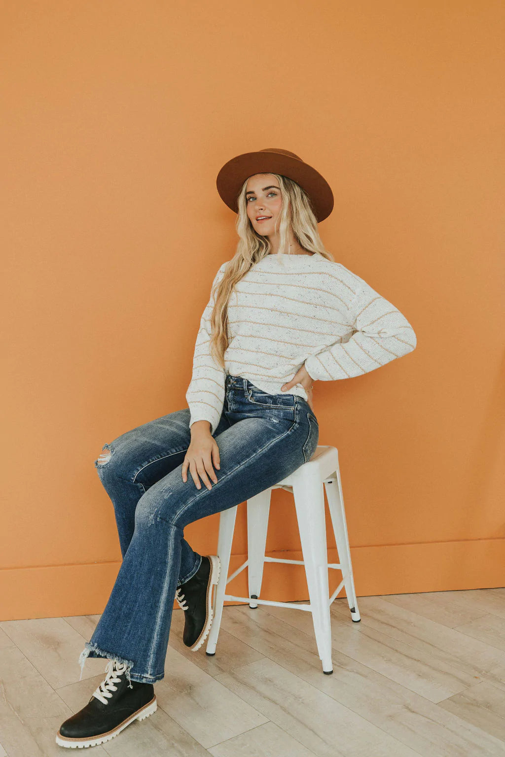 Fall Break Striped Sweater