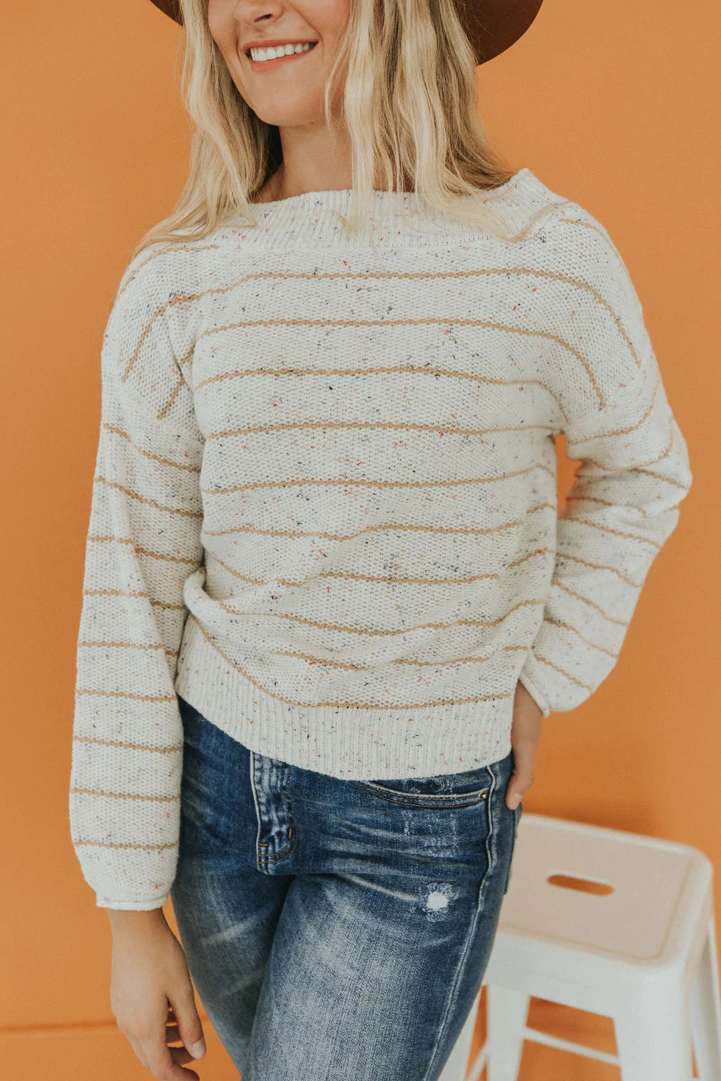 Fall Break Striped Sweater
