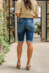 Over The Weekend Mid Rise Bermuda Shorts