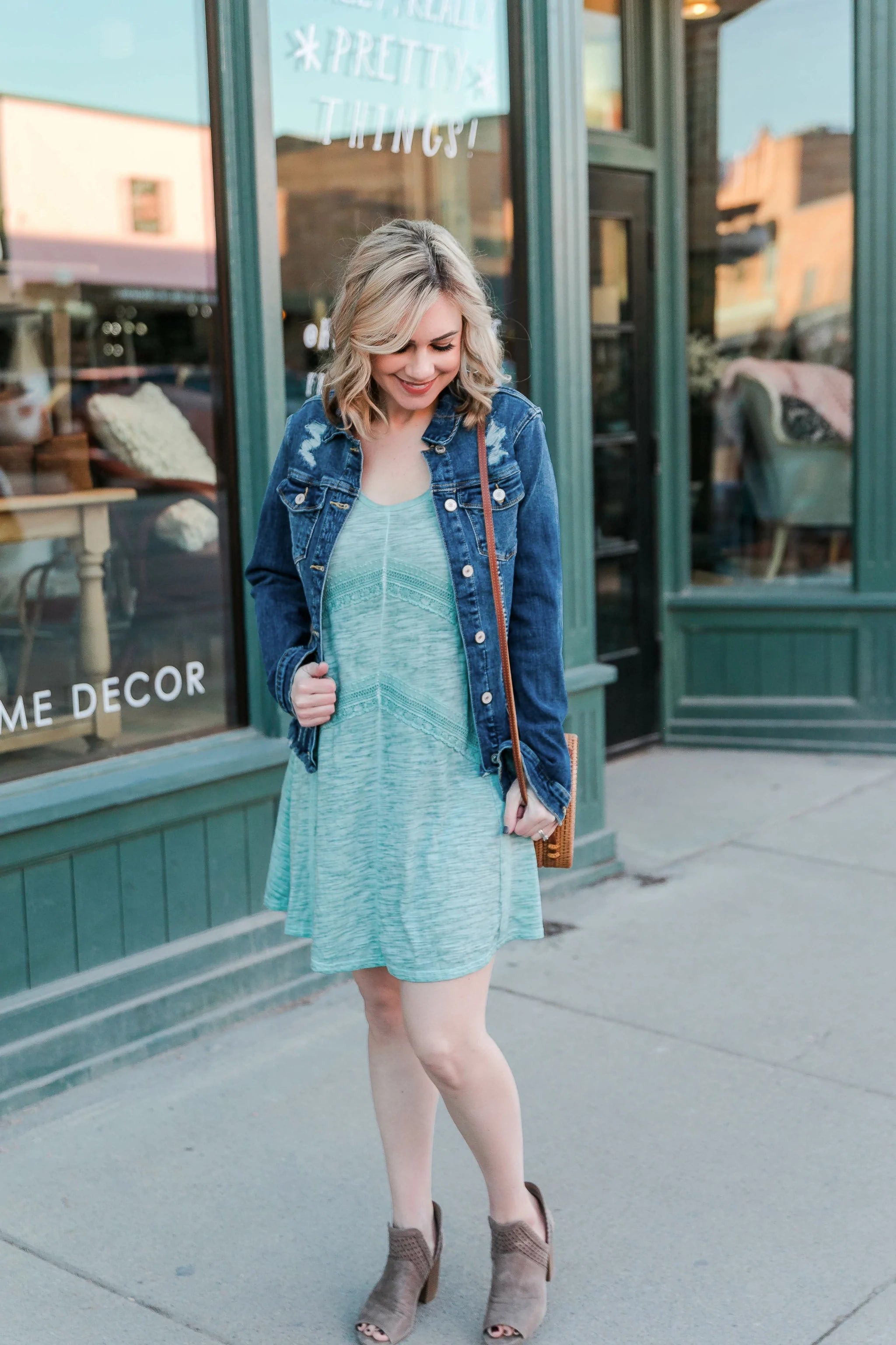 A Little Hint Of Mint Dress