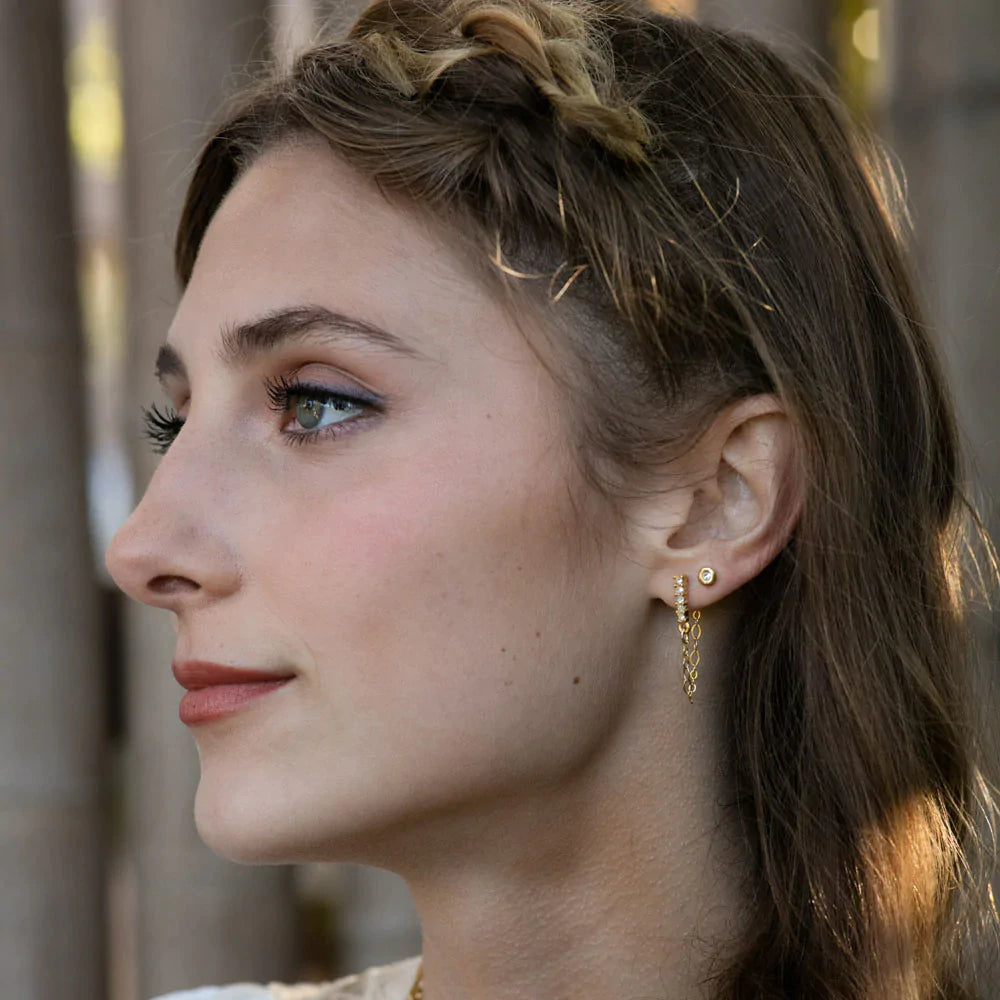 Celeste Bar Studs