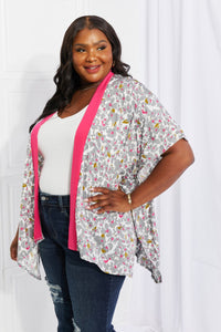Justin Taylor Garden Glow Floral Kimono
