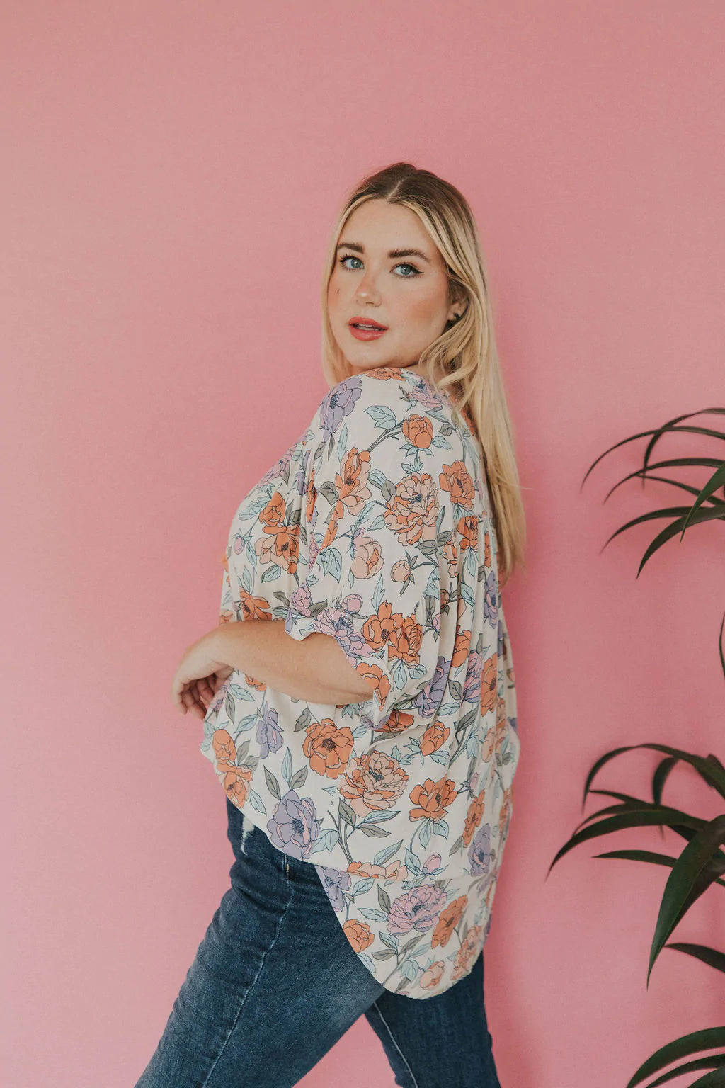 Just You Wait Floral Top