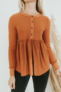 Here With You Babydoll Top