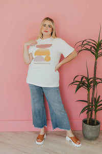 Hello Summer Abstract Tee