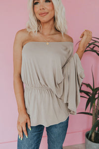 Make It Happen Off Shoulder Top