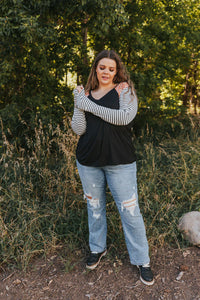 This Is The One Color Block Top