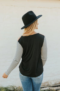 This Is The One Color Block Top