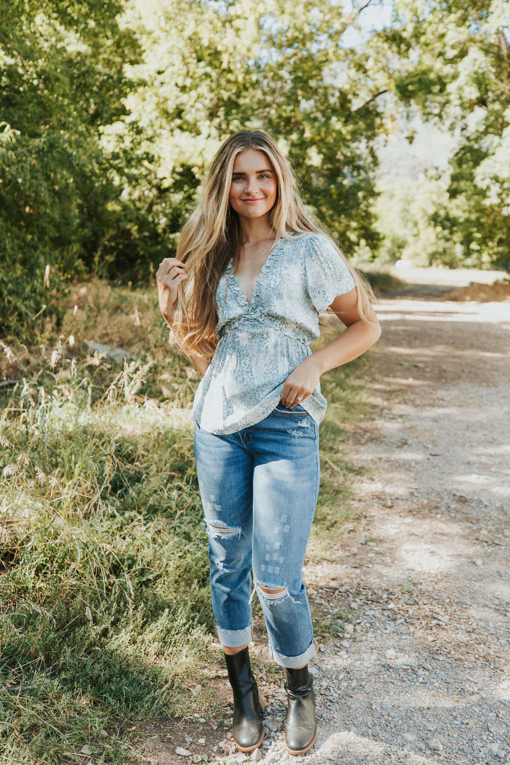 Can't Get Over You Babydoll Top
