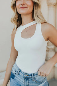 Happiness Guaranteed Cut-Out Bodysuit