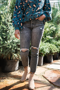Looking Fine Distressed Jeans