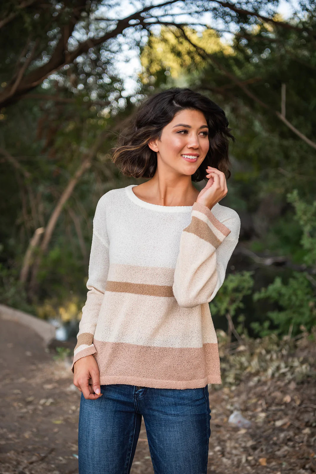 In Your Element Striped Sweater