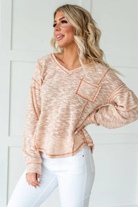 Finally Friday Boucle Knit Top