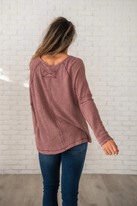 Basic Needs Waffle Knit Top